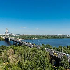  Апартаменты With Crazy Panoramic View Of The Dniepr Украина